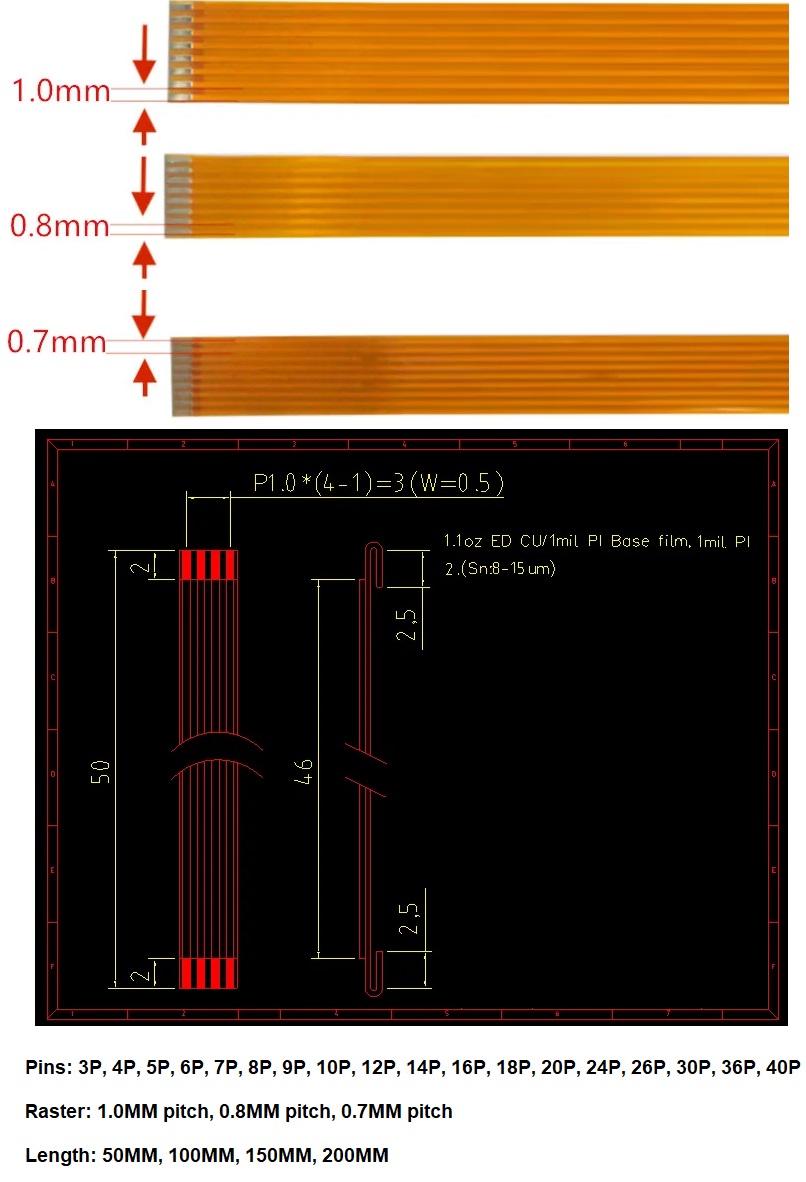 Concetores Cinta de cobre flex